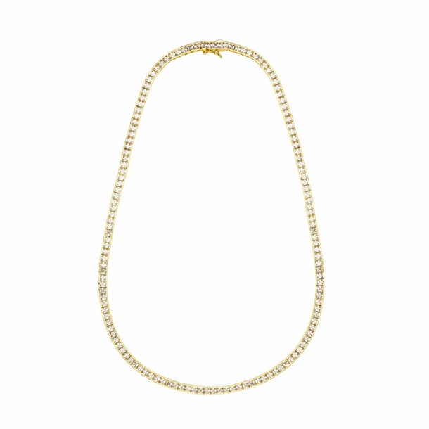 Colar Riviera Cravejada de Zircônias Cristal Kate 45cm