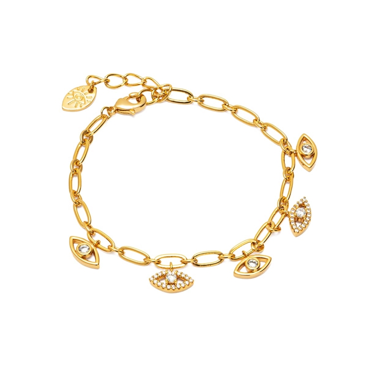 Pulseira Elos Olho de Proteção