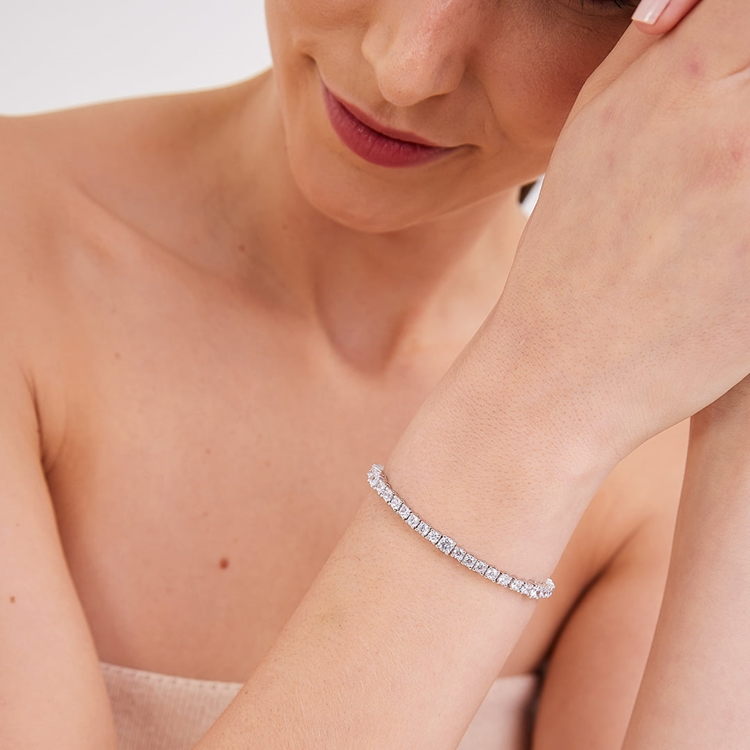 Pulseira Riviera Alice Cravejada Zircônias Cravejadas