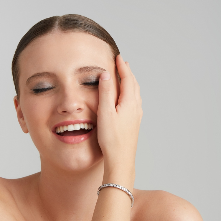 Pulseira Riviera Kate Cravejada de Zircônias