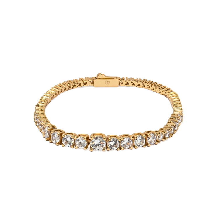 Pulseira Riviera Liz Cravejada de Zircônias Cristal