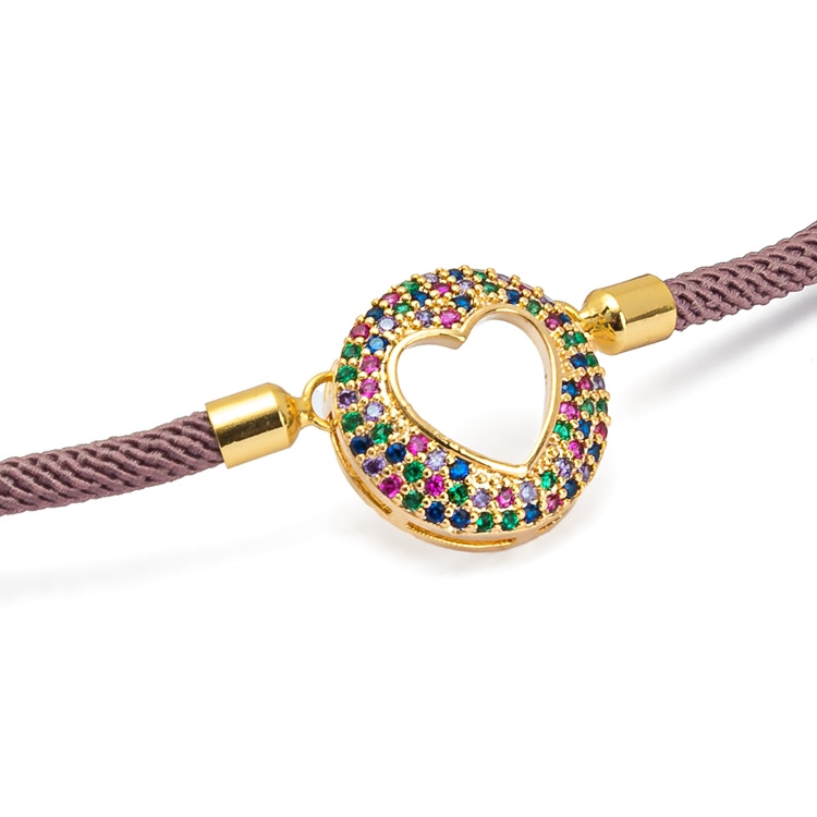 Pulseira Energy Coração Rainbow