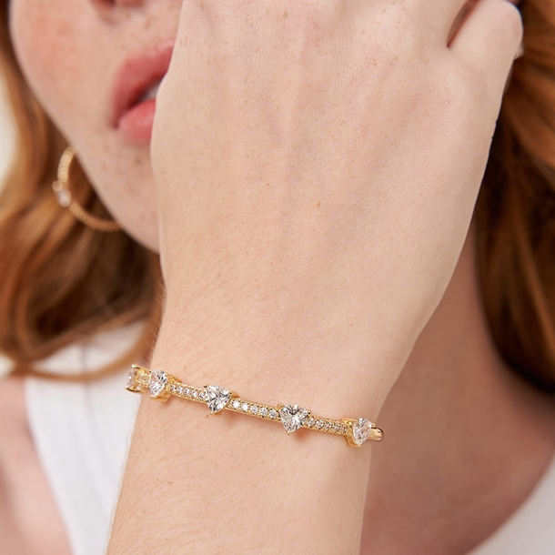 Pulseira Classic Triângulo Zircônia