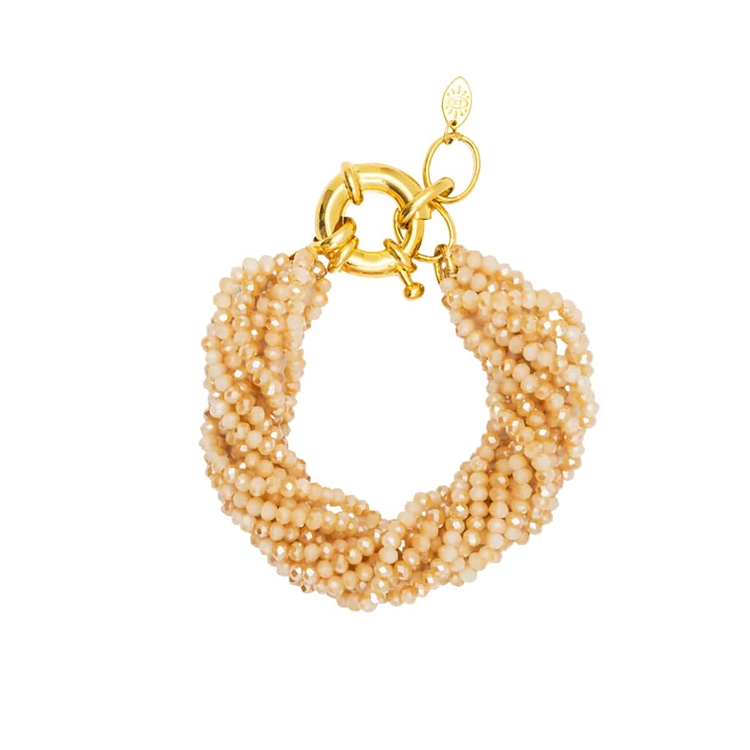 Pulseira Voltas  Champagne Claro