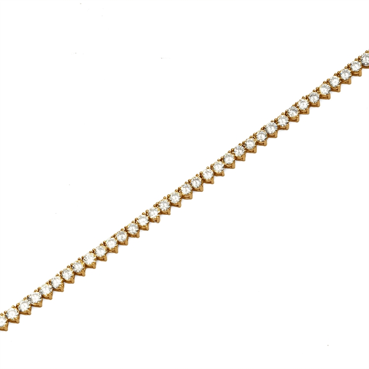 Colar Riviera Tiana Cravejada de Zircônia Cristal 45cm