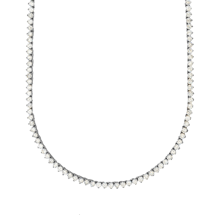 Colar Riviera Tiana Cravejada de Zircônia Cristal 45cm