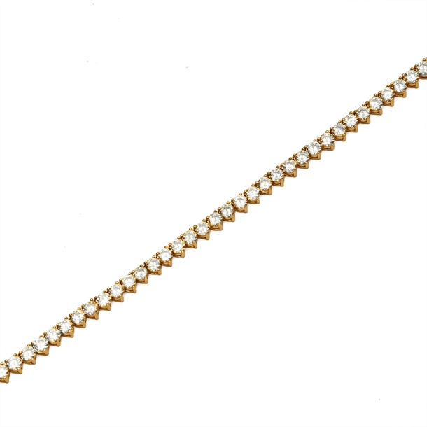 Colar Riviera Tiana Cravejada de Zircônia Cristal 45cm