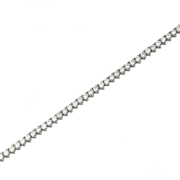 Colar Riviera Tiana Cravejada de Zircônia Cristal 45cm