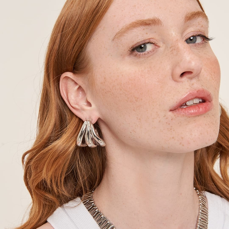 Brinco Argola Amora Lisa Afeto