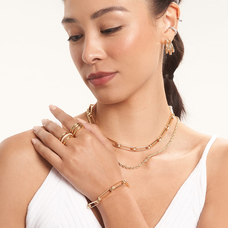 Pulseira Corrente Elos Nat Textura