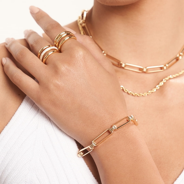 Pulseira Corrente Elos Nat Textura