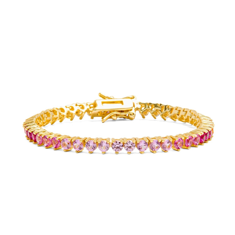 Pulseira Riviera Cravejada de Zircônias Tiana Rainbow