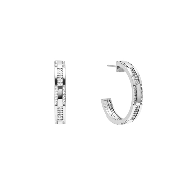 Brinco Argola Corrente Clock