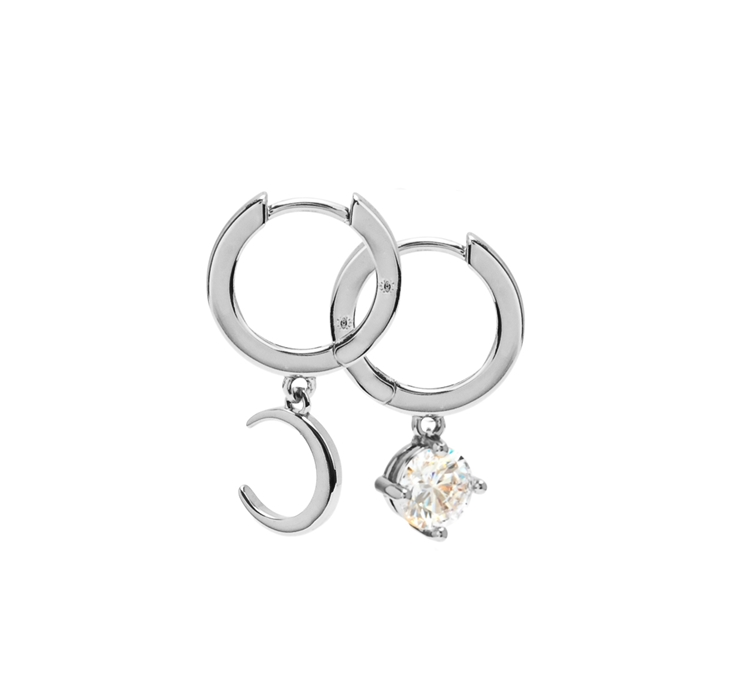 Brinco Argola Mini Gipsy Fun Lua