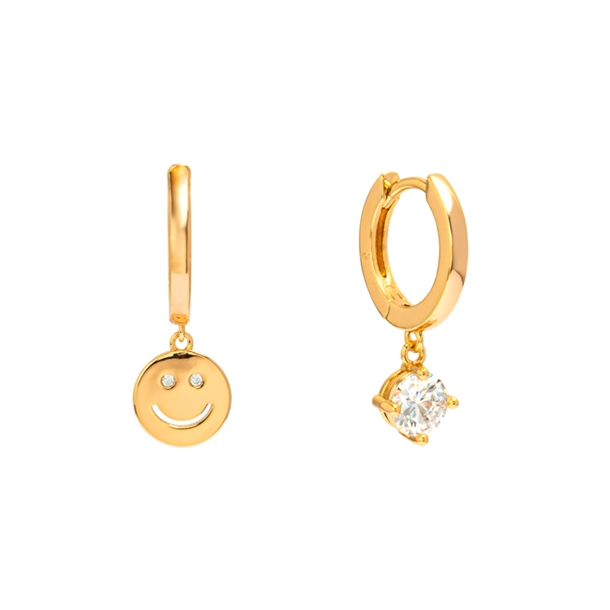 Brinco Argola Mini Gipsy Fun Smile