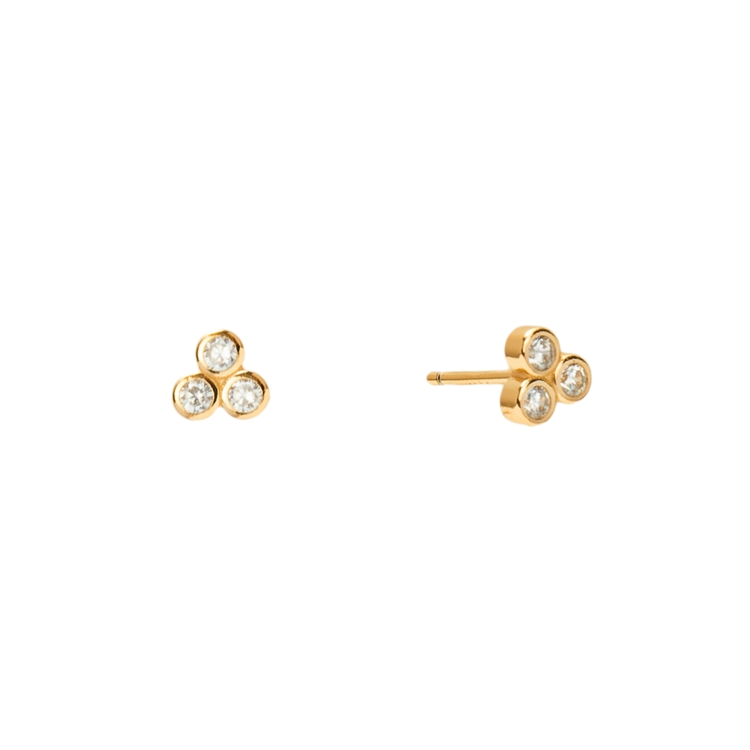 Brinco Mini Flor Prata 925