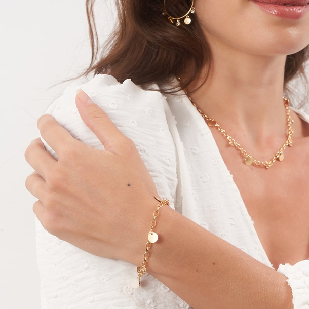 Pulseira Bolinhas e Zircônias