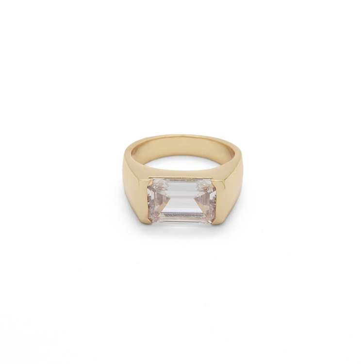 Anel Classic Zircônia Bold