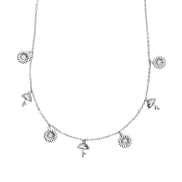 Colar Gipsy Girassol e Cogumelos