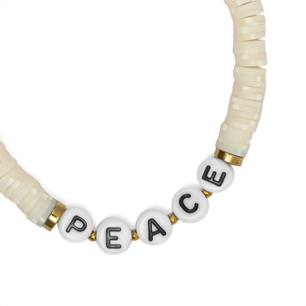 Pulseira Migles Peace Off White