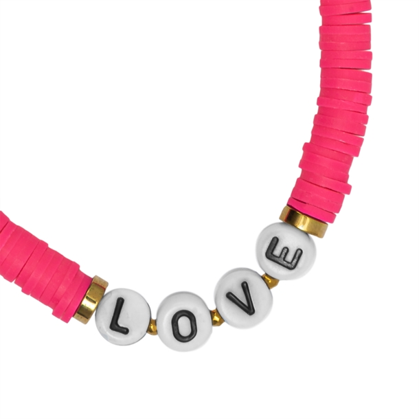 Pulseira Migles Love Rosa