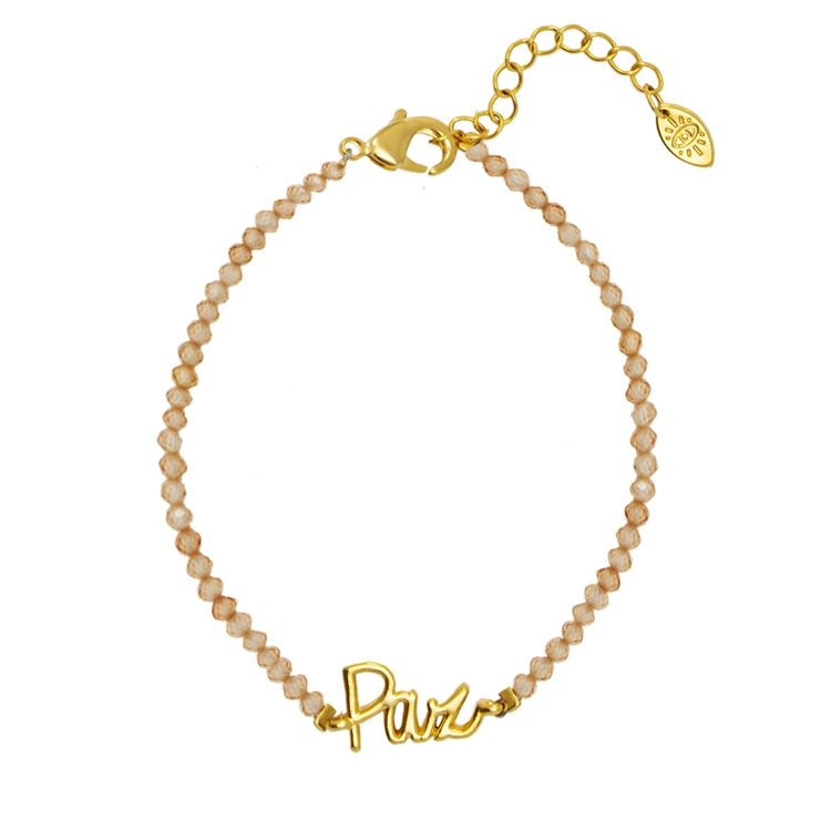 Pulseira Zircônia Paz