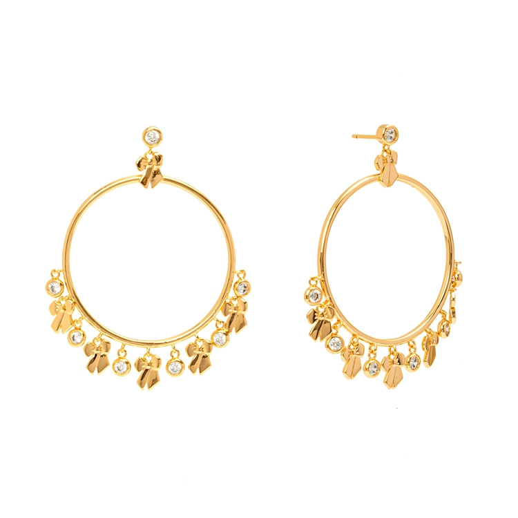 Brinco Argola Gipsy Lacinhos