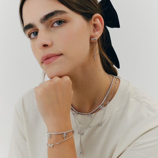 Pulseira Riviera Laço 15cm