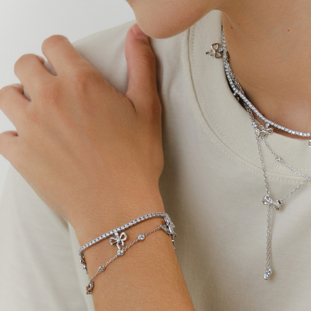 Pulseira Classic Pingente Laço