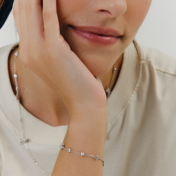 Pulseira Classic Pingente Laço