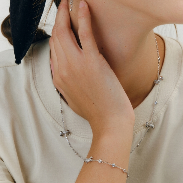 Pulseira Classic Pingente Laço