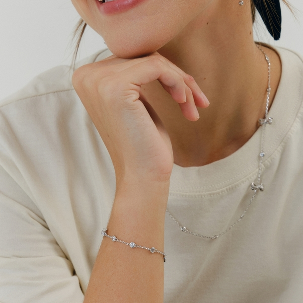 Pulseira Classic Pingente Laço