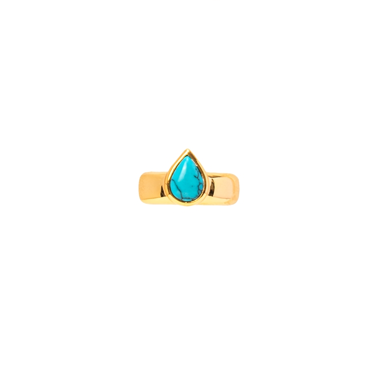 Brinco Piercing Turquesa