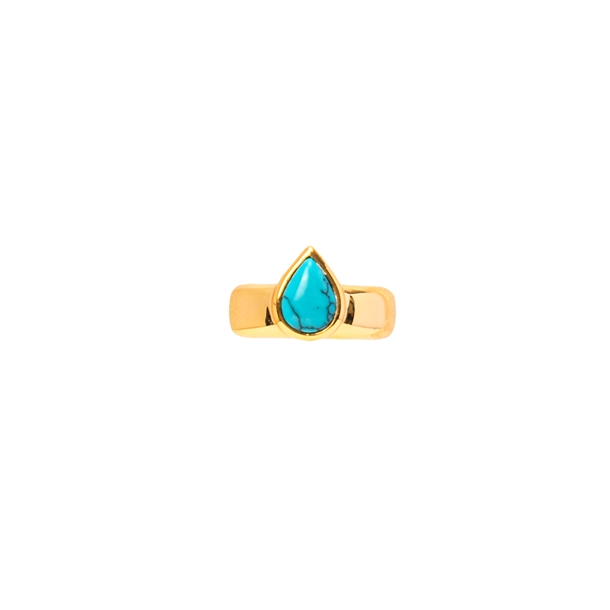 Brinco Piercing Turquesa