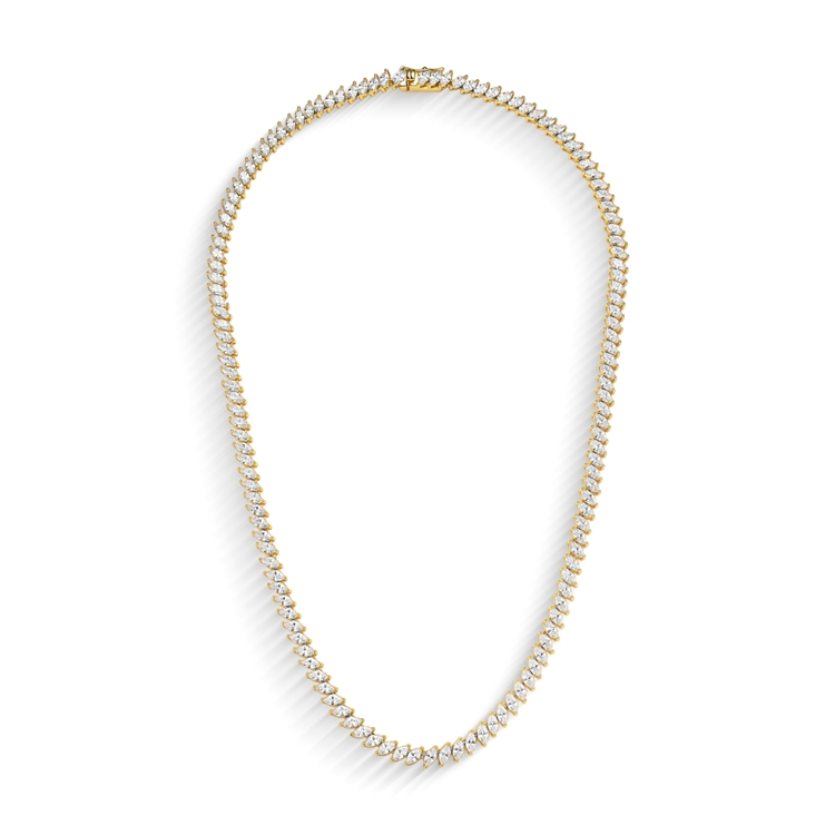 Colar Riviera Sofia Cravejado de Zircônia Cristal 45cm
