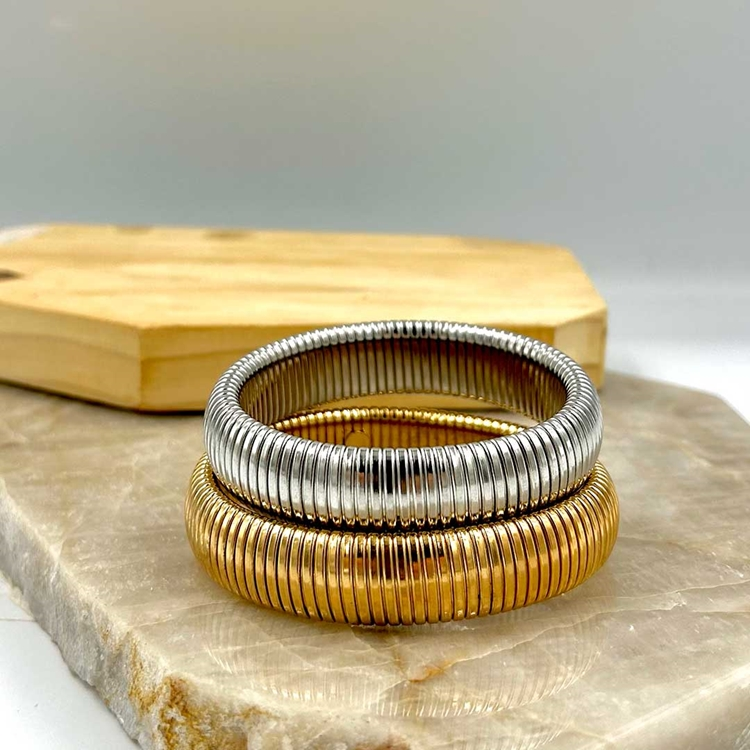 Pulseira Bold Snake Dourado 20mm
