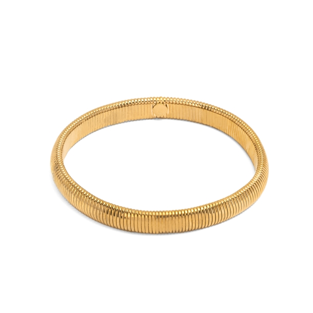 Pulseira Bold Snake Dourado 8mm