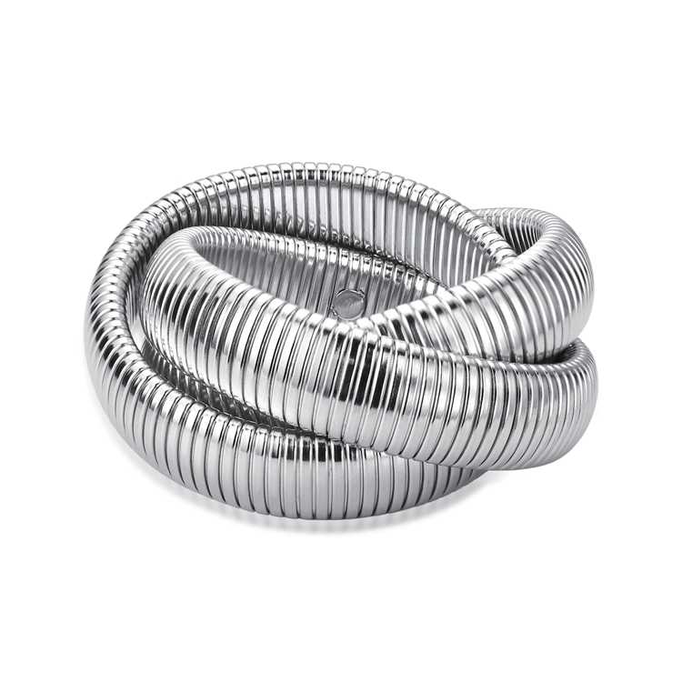 Pulseira Tripla Bold Snake Ródio