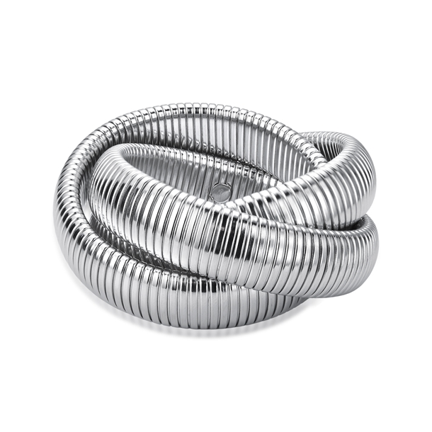 Pulseira Tripla Bold Snake Ródio