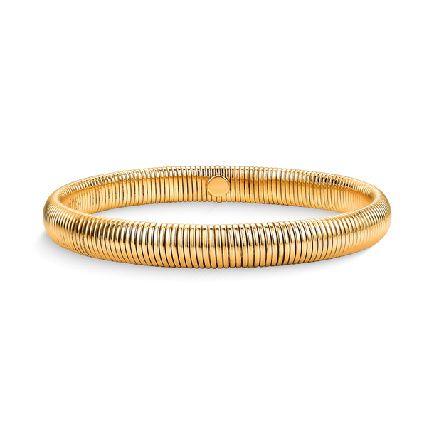 Pulseira Bold Snake 12mm Banho de ouro 18k