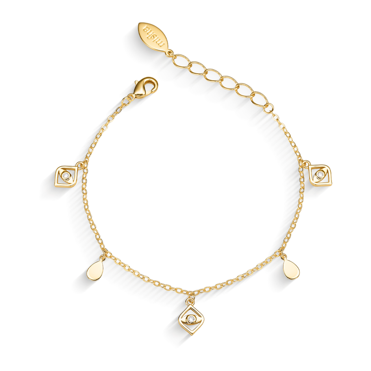 Pulseira Olho de Proteção Banho 18k