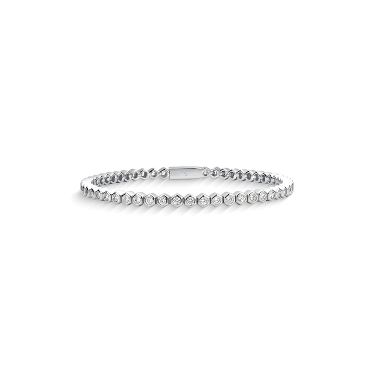 Pulseira Riviera Favo de Mel 14cm