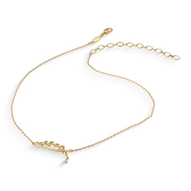 Colar Classic Ramos Banho de Ouro 18k