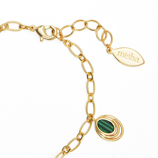 Pulseira Vintage Malaquita
