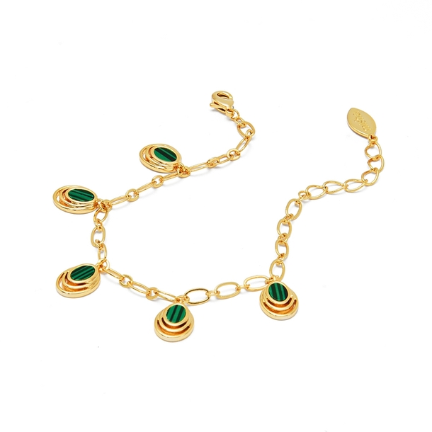 Pulseira Vintage Malaquita
