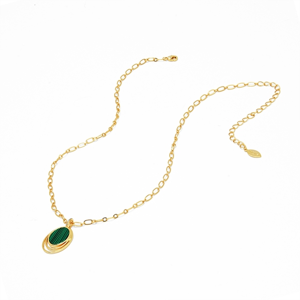 Colar Vintage Malaquita
