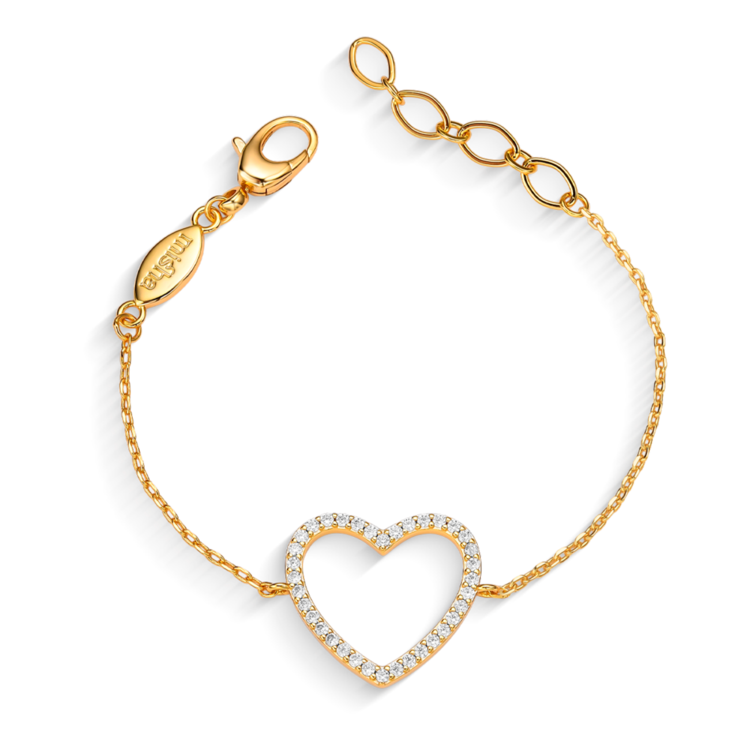 Pulseira Classic Coração Vazado