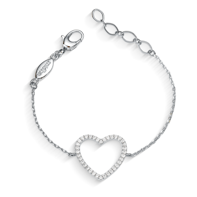 Pulseira Classic Coração Vazado