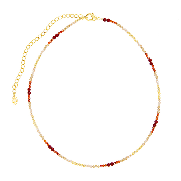 Colar Gipsy Zircônias Champagne