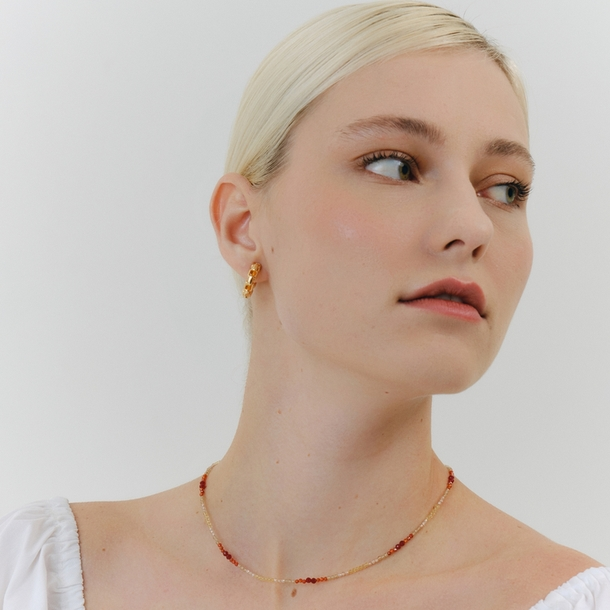 Colar Gipsy Zircônias Champagne